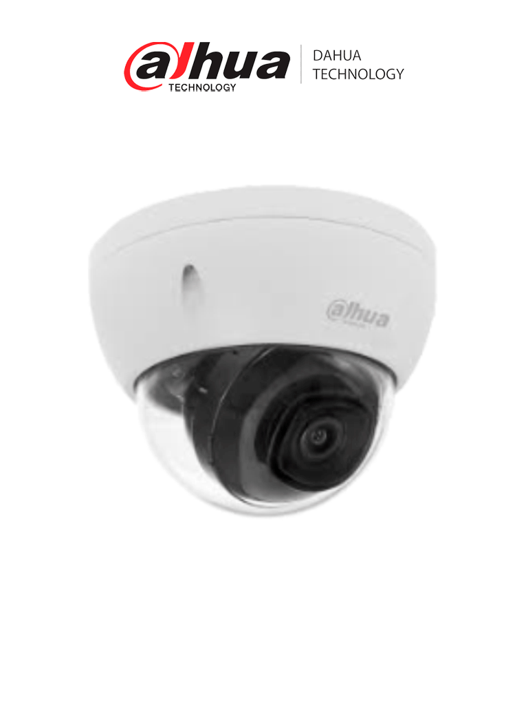 Imagen de DAHUA IPC-HDBW1230E S4- Cámara IP Domo Antivandalica de 2 Megapixeles/ Lente de 2.8 mm/ 104 Grados de Apertura/ Metalica/ IR de 30 Mts/ IP67/ IK10/ PoE/ DWDR/