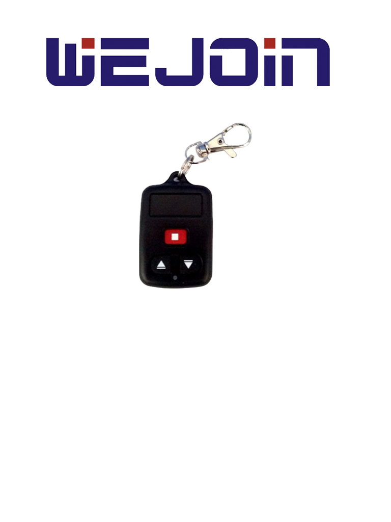 Imagen de WEJOIN WJRC01 - Control Remoto para Barrera Vehicular Wejoin / Motor Deslizante WJPKMP202 / Compatible con Receptor WJBRR01