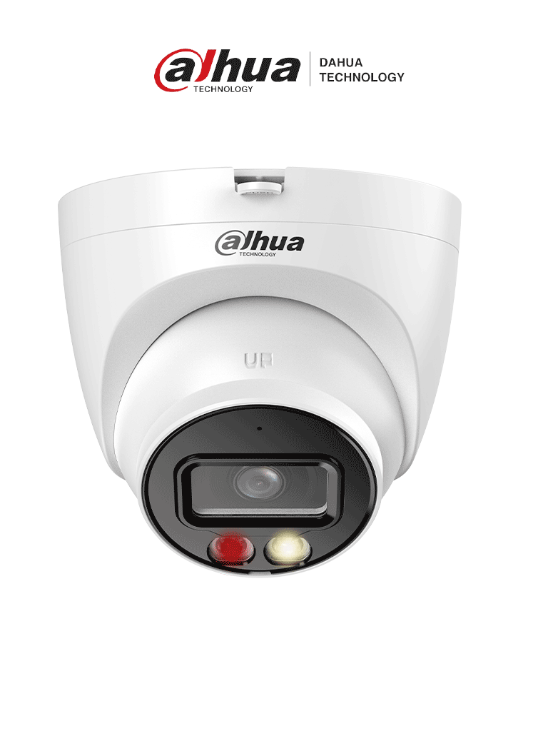 Imagen de DAHUA DH-IPC-HDW2649TP-S-IL - Cámara IP Domo de 6 Megapixeles/ Lente de 2.8mm/ 30 Metros de Iluminador Dual Inteligente+Full Color/ SMD Plus/ Protección Perimetral avanzada/ Micrófono Integrado/ IP67/ Ranura para MicroSD/