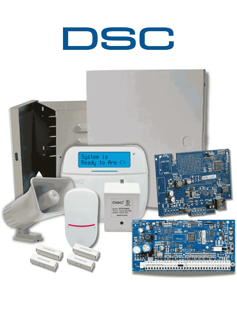 Imagen de DSC NEO-LCD-SIRENA-IP-SB- Paquete SERIE NEO con panel HS2032 de 8 zonas expandible a 32, Teclado LCD HS2LCDN con Sirena de 30W y su gabinete incluye Comunicador IP TL280E . Sensor PIR Cableado LC200, 2 SM433TQW , Transformador y Gabinete