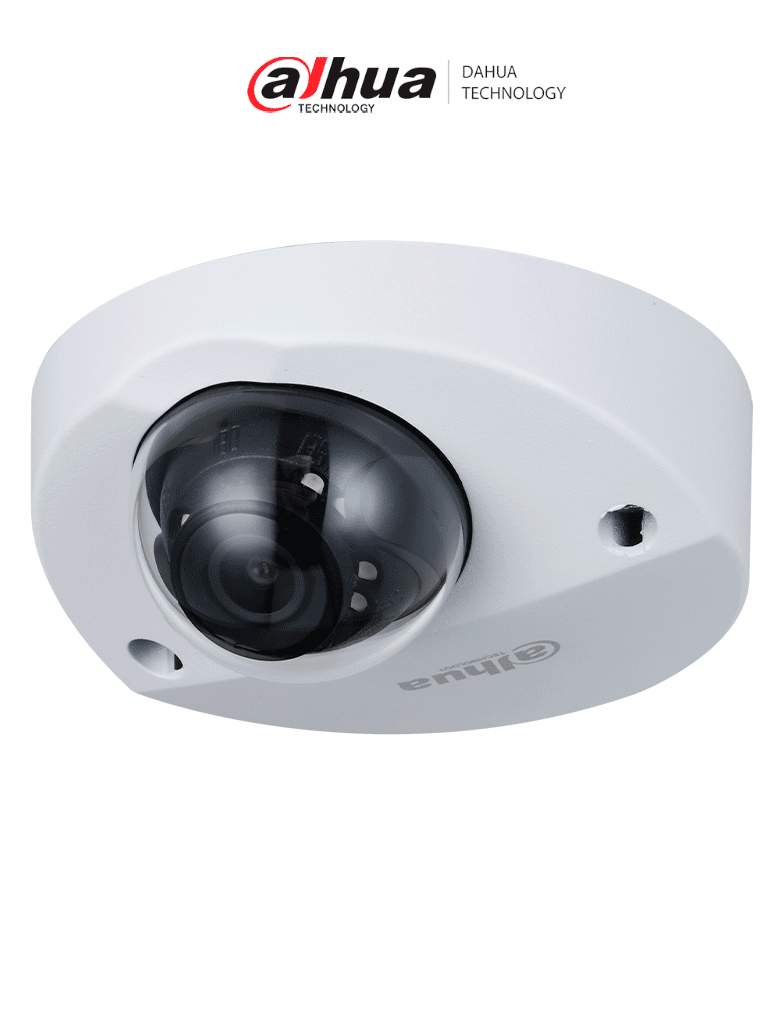 Imagen de DAHUA HDBW3200F-M - Cámara Domo de 2 Megapíxeles/ Especial para DVR Movil / Lente de 2.8mm/ 106 Grados de Apertura/ IR de 20 Metros/ Tetra-híbrida/ Micrófono Integrado/ IP67/ IK10/