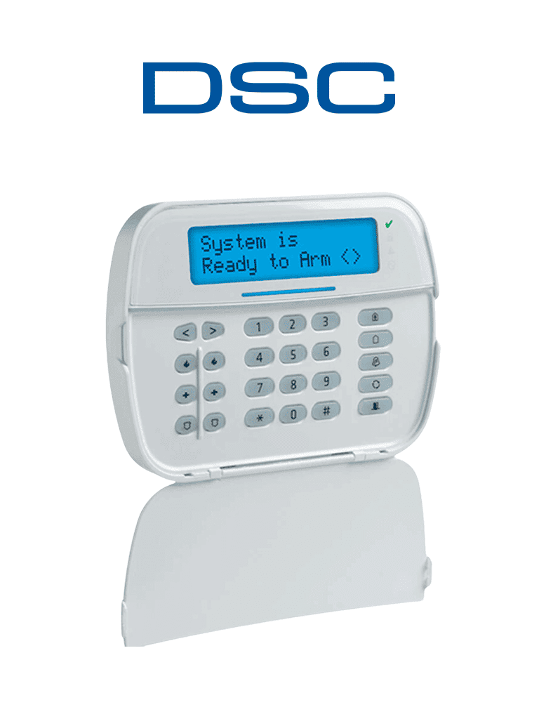 Imagen de DSC HS2LCDRF9N - Teclado Cableado LCD Alfanumérico con Transceptor integrado de 32 caracteres admite 128 zonas compatible con NEO