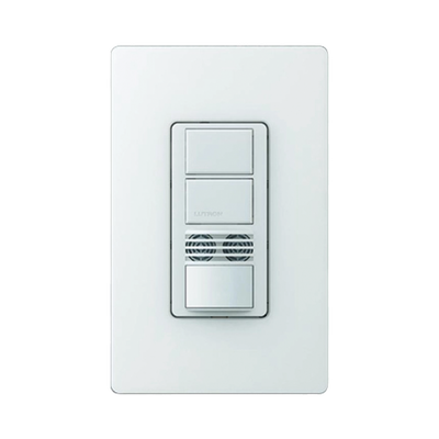 Interruptor con Sensor de Ocupación, Doble Tecnología Para Detección de Movimiento, Color Blanco