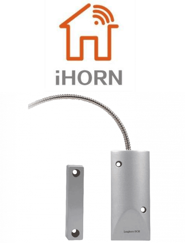 Imagen de IHORN HO03I - Sensor Magnetico de Cortina Metalico /NC  compatible con paneles IHORN / RISCO / DSC / BOSCH .