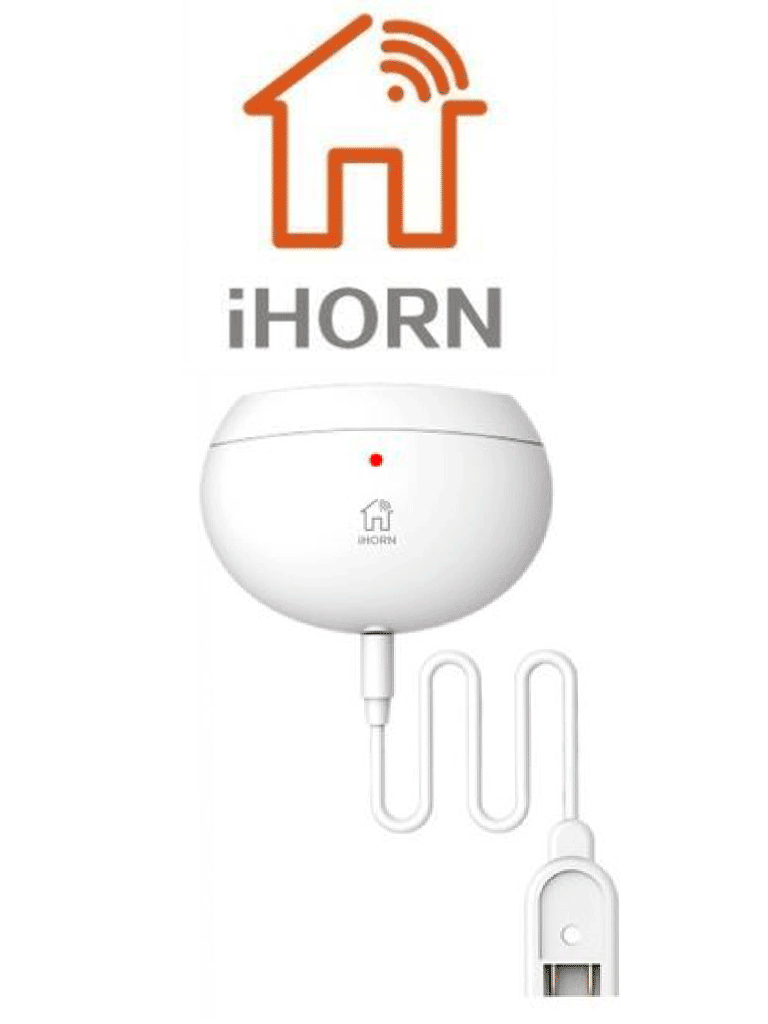 Imagen de IHORN LH69F - Detector de agua inalambrico / 433 Mhz / Compatible con panel ND1 y N8003