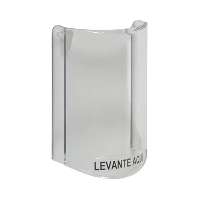 Cubierta Protectora De Policarbonato, Súper Resistente, Sin Sonido, Texto En Español, Para Botones Multiusos De STI