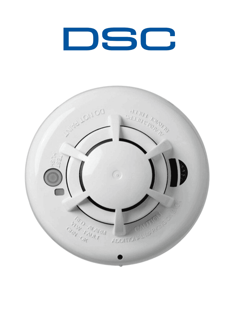 Imagen de DSC PG9936 - Detector de humo y calor inalámbrico con tecnología Power G compatible con NEO, PRO, Qolsys e IoTga