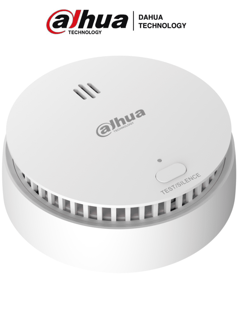 Imagen de DAHUA DHI-HY-SA21A-W2 - Detector de Humo Inalámbrico / Sensor Fotoeléctrico de Doble Cámara / Sirena Interna de 85dB / Función de Prueba y Silenciar / Alarma Visual y Sonora / Indicador Led /