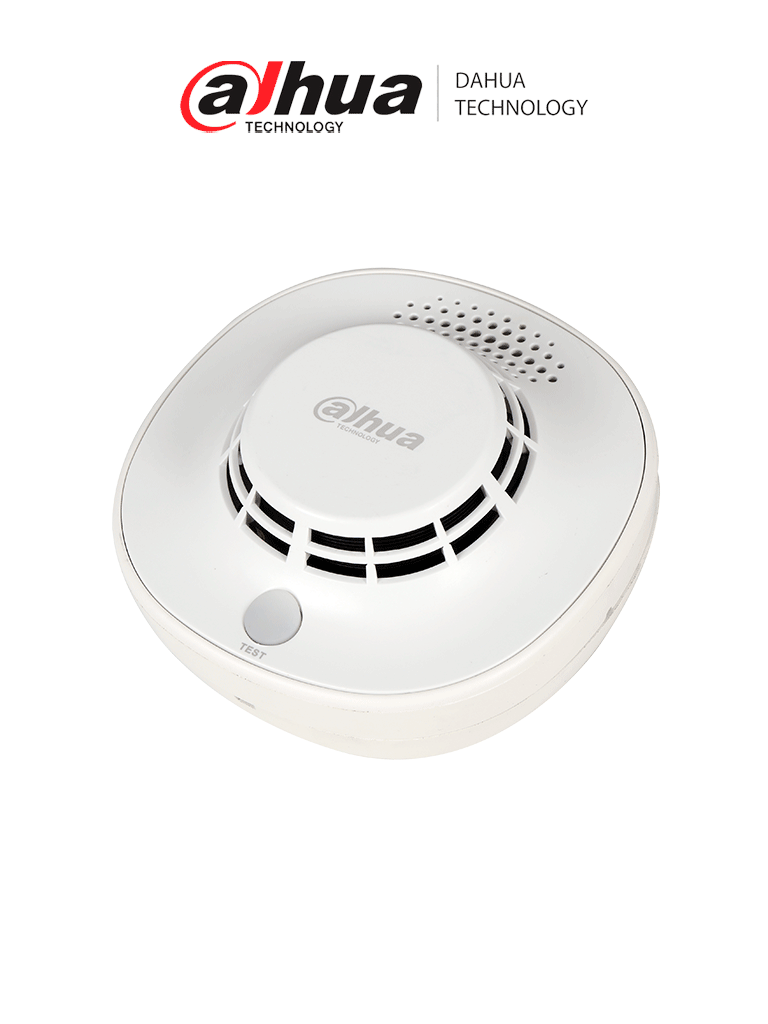 Imagen de DAHUA FAD201A Detector de humo no direccionable de 4 hilos/ Sensor fotoeléctrico infrarrojo/ Procesamiento MCU, eliminar falsas alarmas/ Relé de salida NO y LED indicador de alarma/ Diseño de placa de circuito de dispositivo de montaje superficial (SMD) #