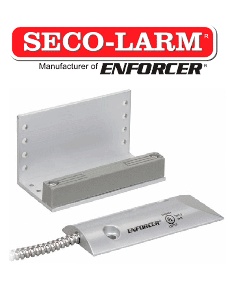 Imagen de Seco-Larm SM226LQ - Contacto metalico para cortina (overhead) Compatible paneles DSC / RISCO / BOSCH