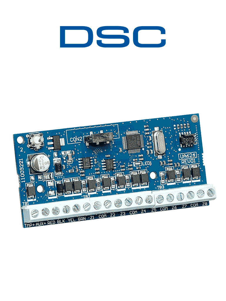 Imagen de DSC HSM2108 - Módulo Expansor de 8 Zonas Cableadas compatible con panel NEO, PRO