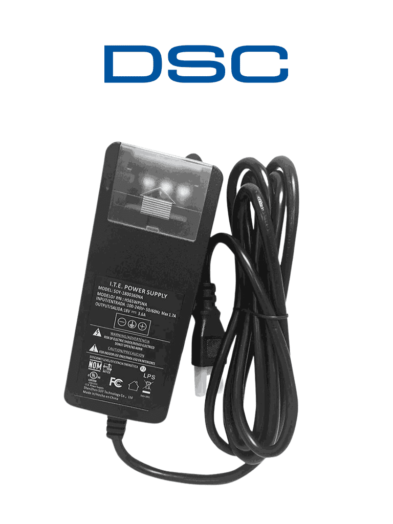 Imagen de DSC HS65WPSNA - Fuente de alimentación 18 Vcd/3.6 Amp compatible con Power Series Pro