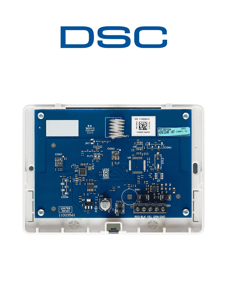 Imagen de DSC HSM2164 - Módulo Receptor Power Series NEO para recepción de dispositivos 433 Mhz