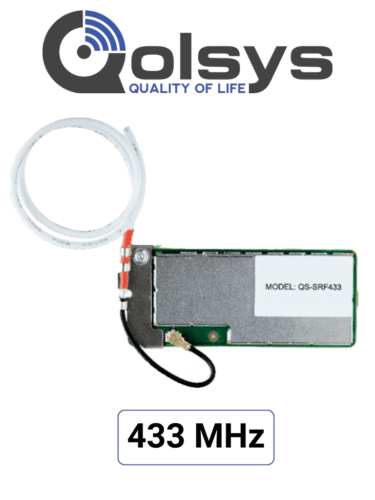 Imagen de Qolsys IQCard 433 MHz -  Permite retomar instalaciones que utilizan sensores en 433MHz y actualizar el sistema con los nuevos paneles IQ panel de 4ta generación