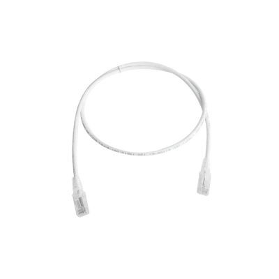Patch Cord MC5 Modular Cat5e UTP, CM/LS0H, 7ft, Color Blanco, Versión Bulk (Sin Empaque Individual)