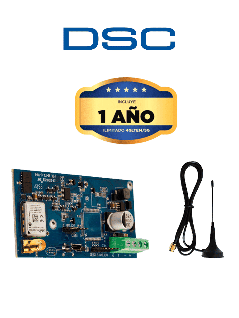 Imagen de DSC LE4050M - Comunicador celular DSC Conecct dual SIM 5G/LTE compatible con PowerSeries y Power Series Neo