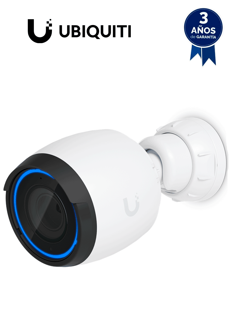 Imagen de UBIQUITI UVC-G4-PRO - Cámara IP bullet para exterior, 8 MP, 4K, Lente Varifocal 4.1- 12.3 mm, Iluminadores IR 15 Mts, PoE, Micrófono integrado, IP67,  Deteccion de eventos IA, Administrable a través de UniFi Protect