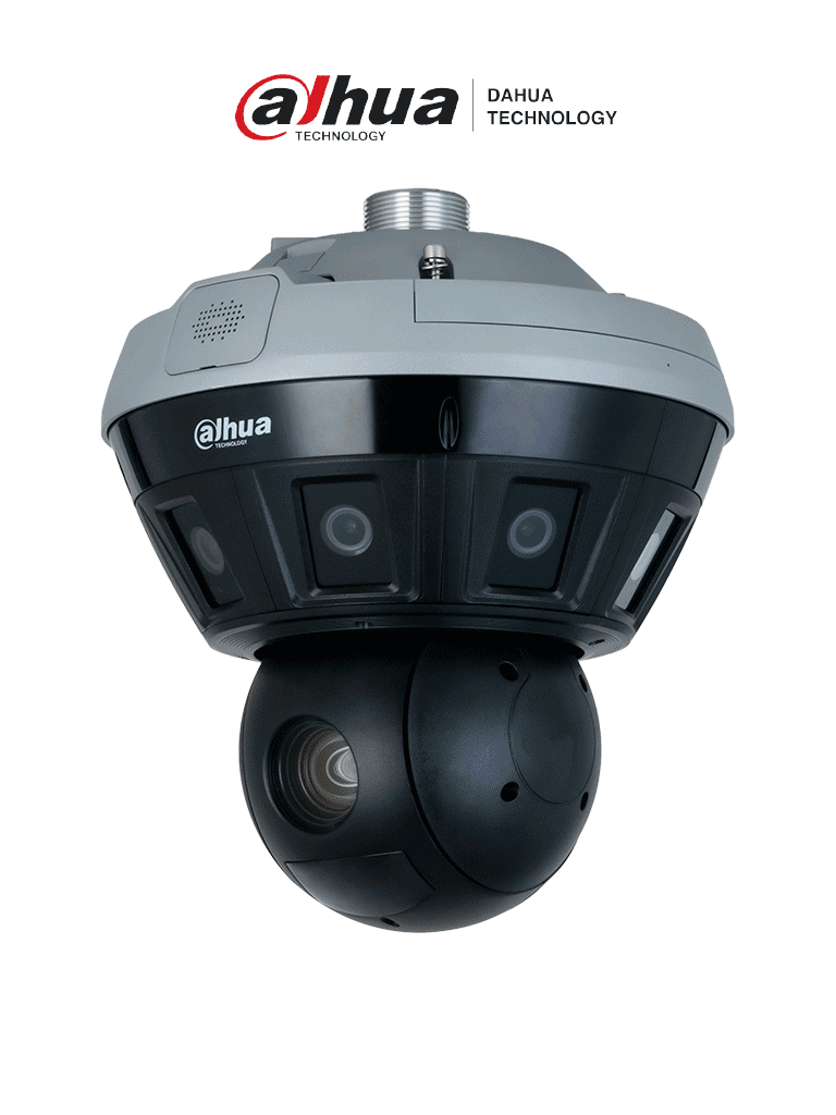 Imagen de DAHUA DH-PSDW81642S-A360-D425 - Cámara IP Panorámica Multisensor 8x2MP+ PTZ 25x de ZOOM/ PTZ de 4 Megapixeles/ WizMind/ IR 100 Mts/ Smart Tracking/ H.265/ IP66/