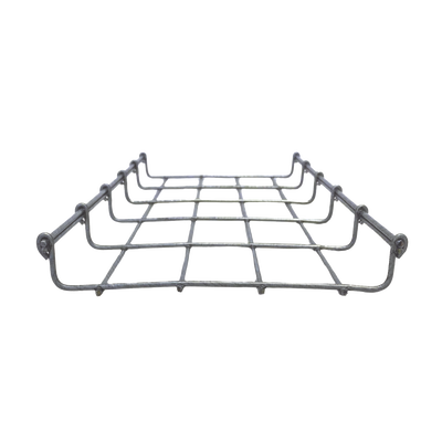 Charola Bimetálica Tipo Malla 33/200 mm, Ideal Para Utilizarse al Exterior o Zonas Húmedas, Hasta 105 Cables Cat6, Tramo de 3 Metros