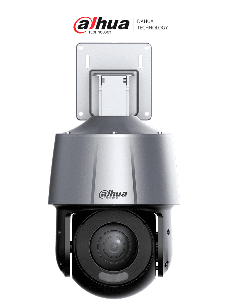 Imagen de DAHUA SD3A200-GN-A-PV - Cámara IP PT de 2 Megapíxeles Full Color/ Disuasión Activa/ Lente Fijo/ Luz Blanca de 30 Metros/ IR de 30 Metros/  H.265+/ Ranura MicroSD/ Audio Bidireccional con Altavoz Integrado/ IP66/ PoE/