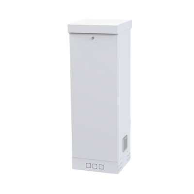 Gabinete para Piso, Capacidad, 31 Unidades de Rack, Doble puerta y Postes frontales e intermedios ajustables, Color Blanco, Se envía el Gabinete Armado.