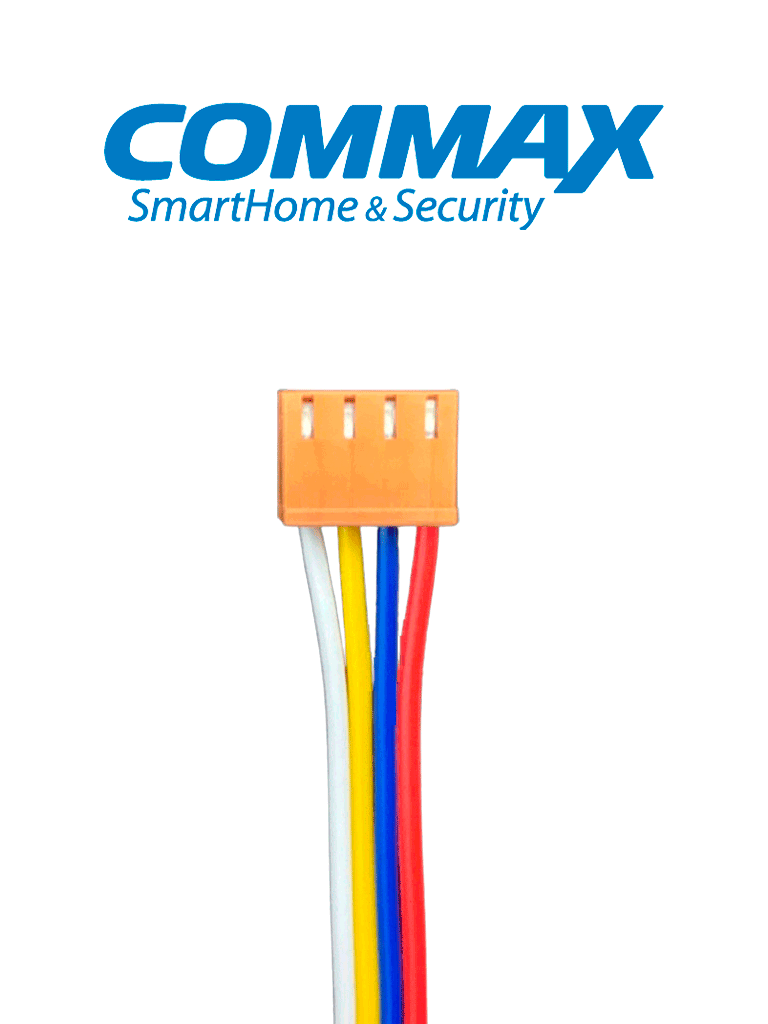 Imagen de COMMAX - 4PINCONNECTOR Cable Conector 4 Pines para Sistema llamado  de Enfermería y Video Porteros Commax