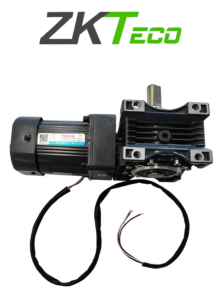 Imagen de ZKTECO - REFACCION - Motor para Barrera CMP200 / CMP200 Motor Reducer / X00301094 / Y90—90 120W 110V 50/60HZ Reduction ratio 40:1