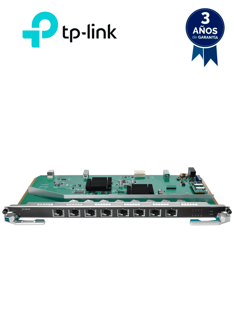 Imagen de TP-LINK DS-LGPA-08 -  Tarjeta de Servicio 8 Puertos GPON para OLT DSP8000X2 , Spliteo de 1:128 , Conexión de Hasta 1024 Clientes , Distancias de Hasta 20 Km , Intercambio en caliente, Gestión Centralizada DPMS