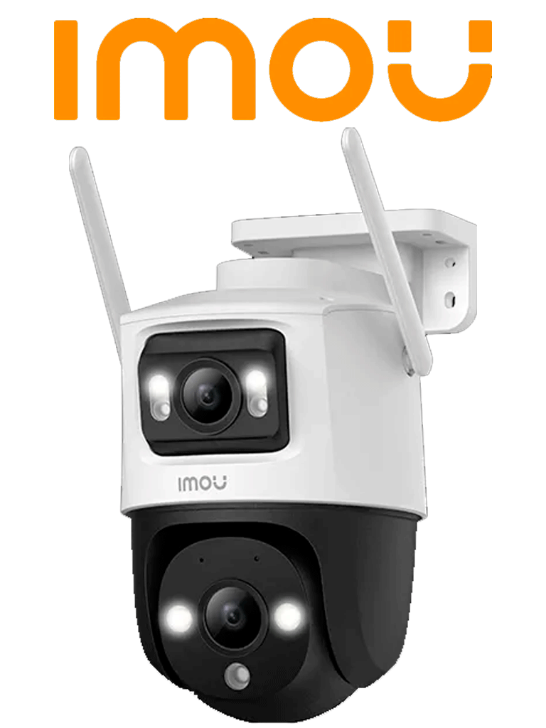 Imagen de IMOU Cruiser Dual 10MP (IPC-S7XN-10M0WED ) - Cámara IP PT Dual Wifi Full Color con lente Fijo de 5 Megapixeles + Lente PT 5 Megapixeles. Cuenta con 30 m de Iluminación Nocturna y Audio Bidireccional con micrófono y tecnología IMOU Sense