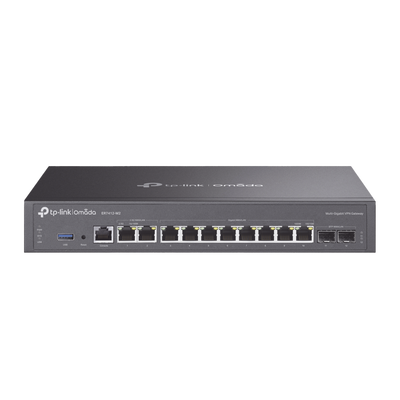 Router Omada VPN / SDN Multi-WAN Gigabit / 2 Puertos WAN/LAN RJ45 2.5 Gigabit / 8 Puertos WAN/LAN RJ45 Gigabit / 2 Puertos WAN/LAN SFP Gigabit / 1,000,000 Sesiones Concurrentes / Administración Centralizada Omada o Stand-Alone
