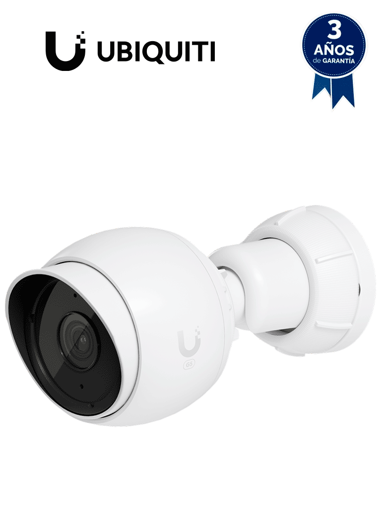 Imagen de UBIQUITI UVC-G5-Bullet - Cámara IP bullet para exterior 4 MP con Iluminadores IR 9 mts, Lente fijo, micrófono integrado y detección de eventos de IA