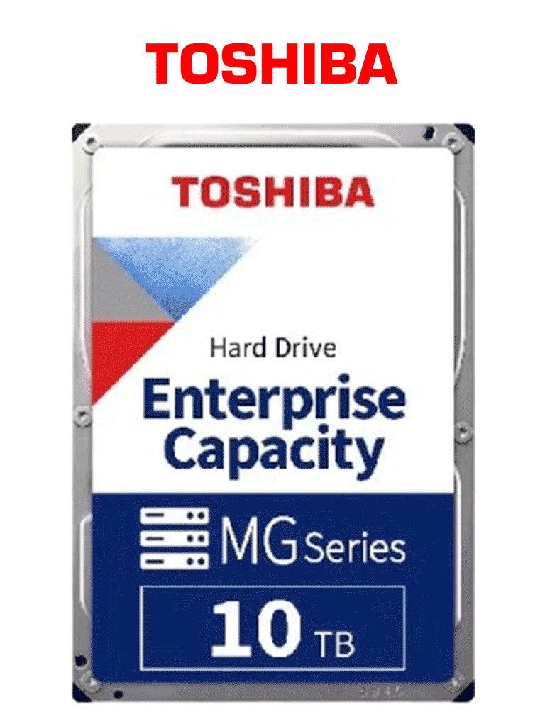 Imagen de TOSHIBA MG09ACA10TE  - Disco duro de 10TB/ 3.5" /  serie Enterprise / 512MB / 7200RPM / Recomendado para Servidores y Videovigilancia