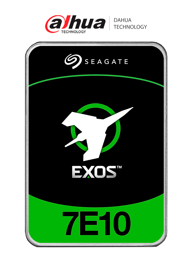 Imagen de DAHUA ST10000NM017B Disco Duro para Servidor Seagate Exos 7E10 10TB SATA III 7200RPM 3.5" 6 Gbit/s