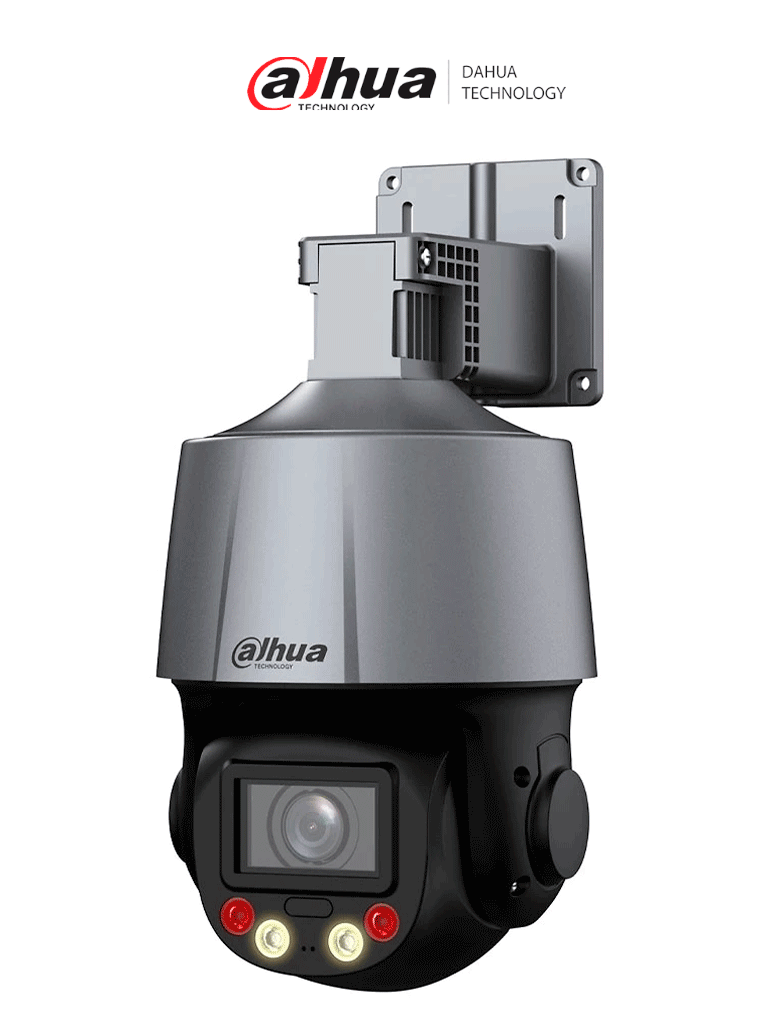 Imagen de DAHUA DH-SD3C205DB-GNY-A-PV - Cámara IP PTZ de 2 Megapixeles/ 5x de Zoom Óptico/ WizSense/ Iluminador Dual/ IR de 50 Mts/ Micrófono y Altavoz Integrado/ Audio 2 Vías/ Protección Perimetral/ Disuasión Activa/ 1 Led de Luz Blanca/ IP66/ PoE/