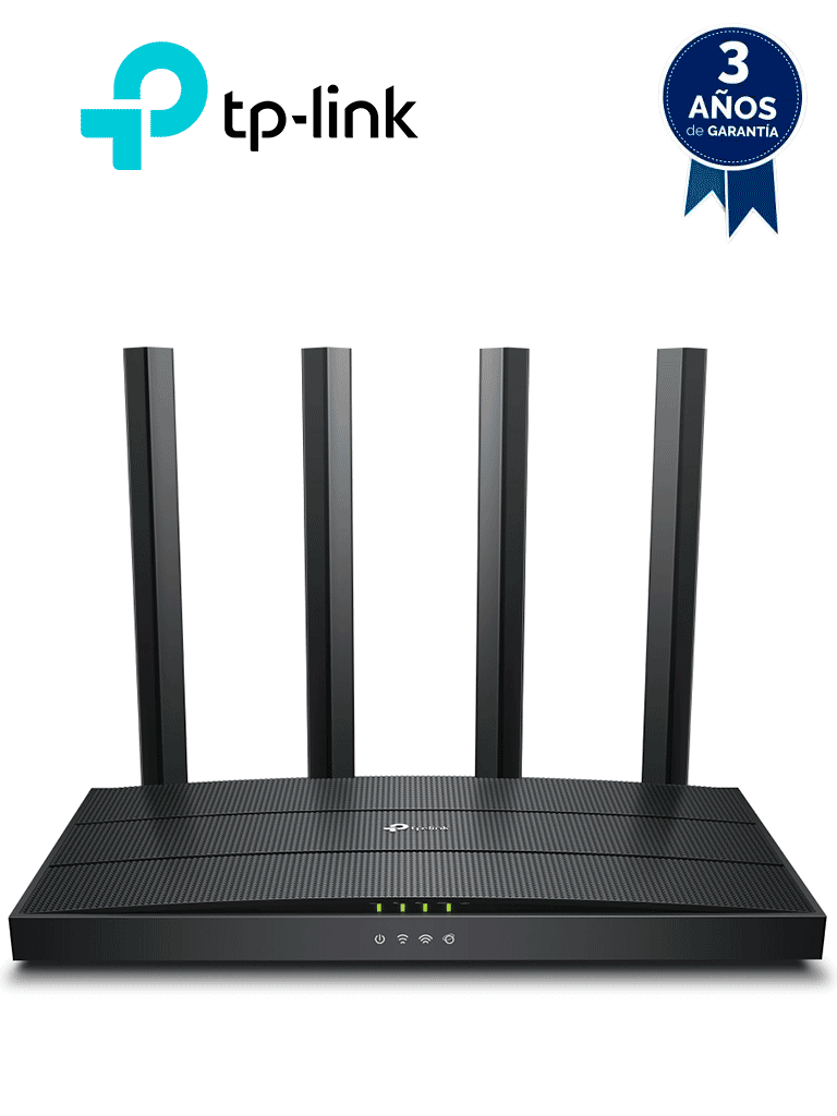 Imagen de TP-LINK Archer AX12 - Ruteador WiFi 6 AX 1500Mbps con 1 puerto WAN RJ45 Gigabit Ethernet, 3 puertos LAN RJ45 Gigabit Ethernet, tecnologías MU-MIMO y OFDMA, además 4 antenas con Beamforming.