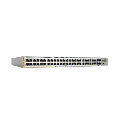 Switch L3 Stackable, 48x 10/100/1000-T PoE+, 4x SFP+, Fuente redundante integradas 740 Watts (TAA compliant version)