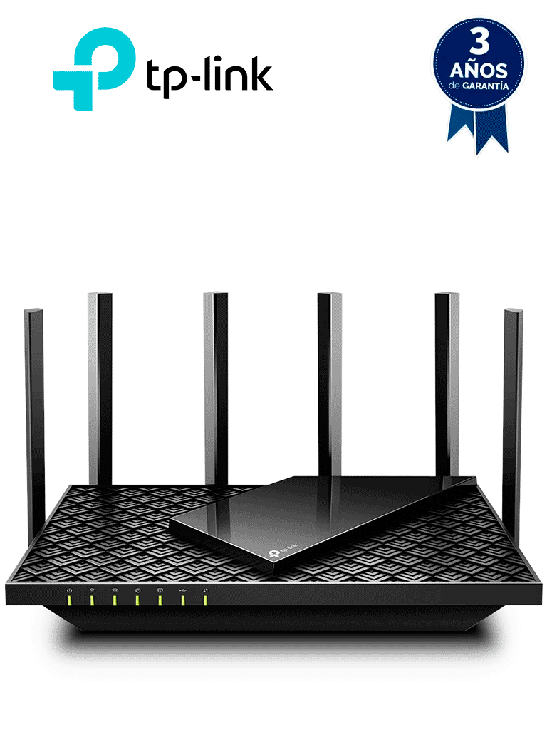 Imagen de TP-LINK Archer AX73 - Ruteador WiFi 6 AX de 5400 Mbps con 1 puerto WAN RJ45 Gigabit Ethernet, 4 puertos LAN RJ45 Gigabit Ethernet, tecnologías MU-MIMO y OFDMA, además 6 antenas con Beamforming.