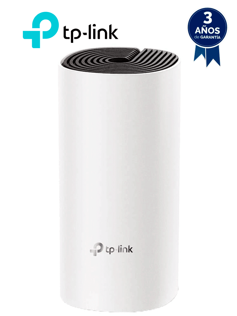 Imagen de TP-LINK DECO E4 (1-Pack) - Router inalámbrico mesh para hogar dedoble banda AC 1200, con 2 puertos 10/100 Mbps y compatible con Alexa.