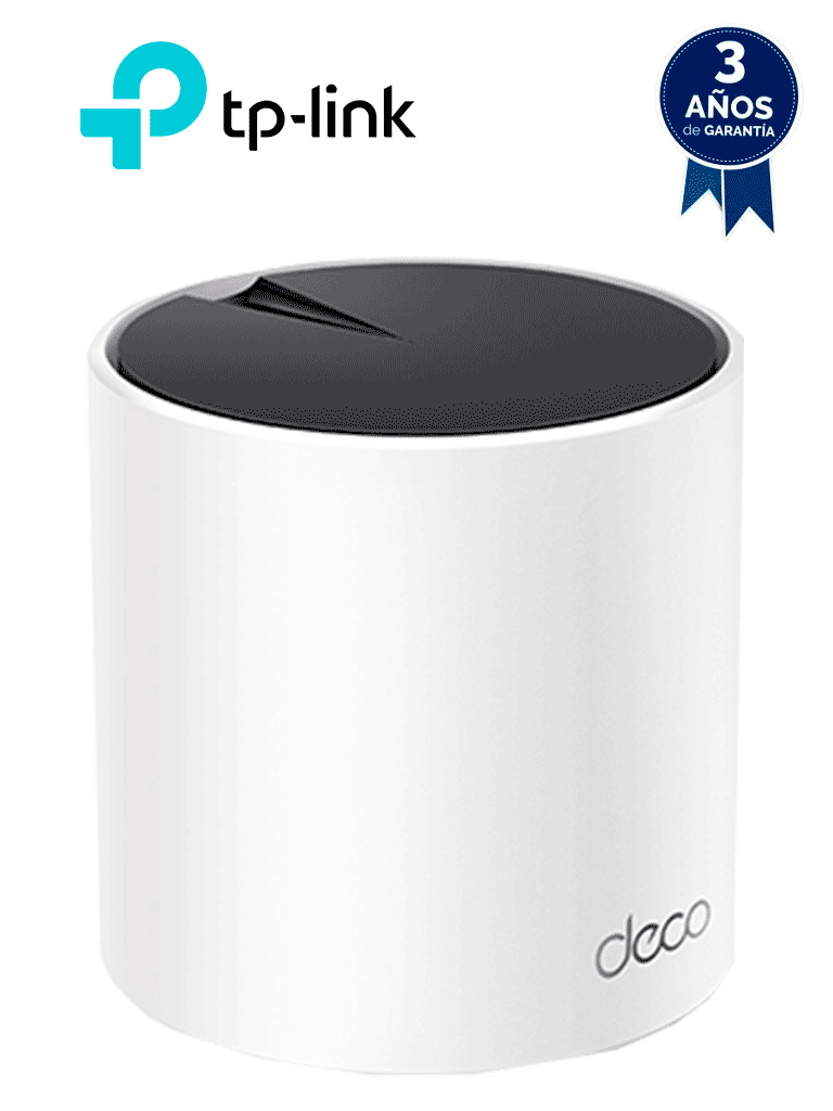 Imagen de TP-LINK DECO X55 (1-Pack) - Router MESH para hogar de doble banda Wi-Fi 6 AX3000 Mbps con 3 puertos Gigabit WAN/LAN, 2 antenas internas, administración en la app Deco (iOS, Android) y protección HomeShield.