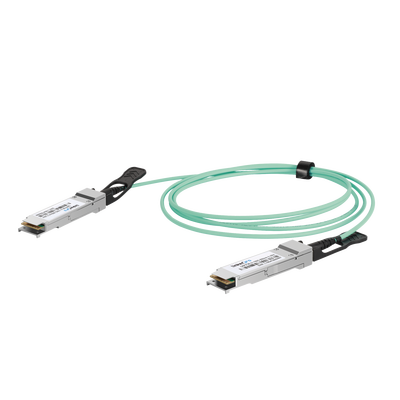 Cable AOC QSFP28 de 100 Gbps a 100 Gbps / Cable de fibra óptica Activo / Longitud: 1 metro