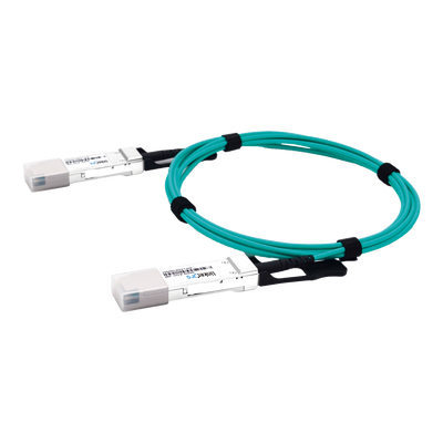 Cable AOC QSFP56 de 200 Gbps a 200 Gbps / Cable de fibra óptica Activo / Longitud: 2 metros
