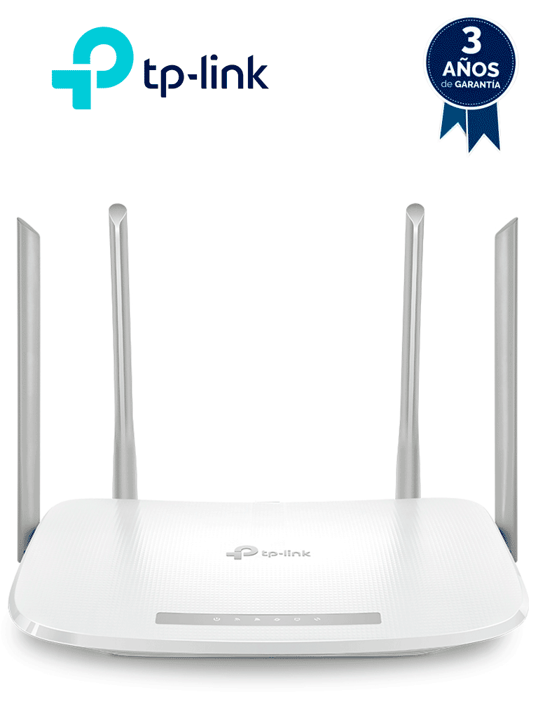 Imagen de TP-LINK EC220-G5 - AC1200 Wireless Dual Band Gigabit Router/ 300Mbps a 2.4GHz + 867Mbps a 5GHz/ IPv6/ 4 antenas externas omnidireccional/ 3 Puertos LAN 10/100/1000 Mbps/ 1 Puerto WAN 10/100/1000 Mbps