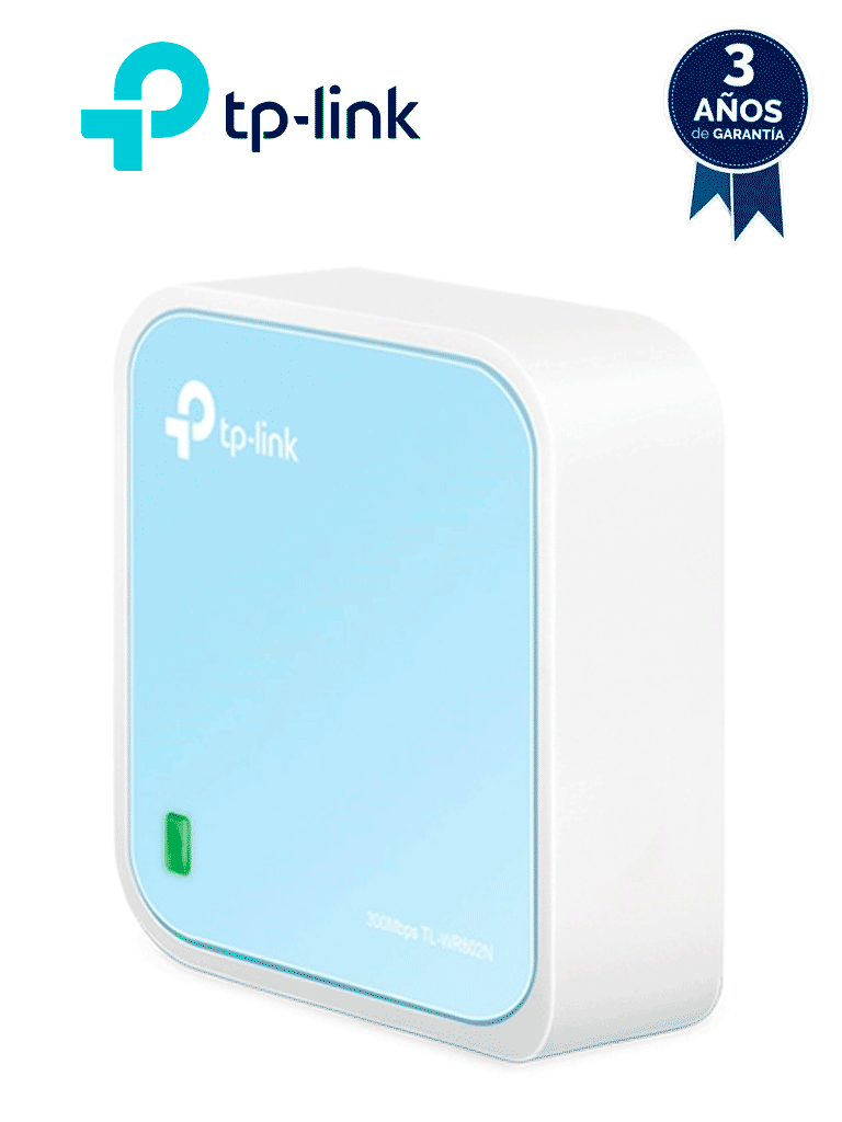 Imagen de TP-LINK - TL-WR802N / Router Nano Inalámbrico N / 300 Mbps