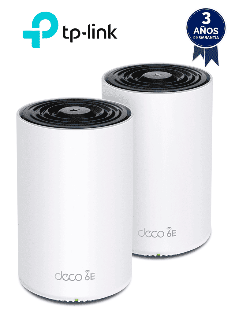 Imagen de TP-LINK - DECO XE75(2-Pack) / Sistema Wi-Fi 6E Mesh AI Triple Banda AXE5400 / Paquete con 2 piezas