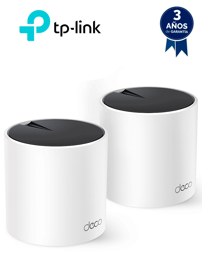 Imagen de TP-LINK - DECO X55(2-pack) / Sistema Wi-Fi 6 Mesh AI Doble Banda AX3000 / Paquete con 2 piezas