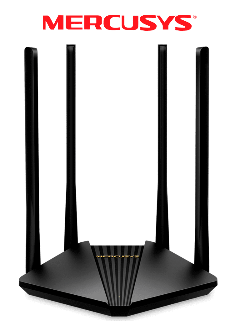 Imagen de MERCUSYS MR30G -  Router inalámbrico Gigabit AC1200 con doble banda 2.4 GHz y 5 GHz, 2 puertos LAN Gigabit, 1 puerto WAN Gigabit. Incluye tecnología MU-MIMO y Beamforming, 4 antenas de 5 dBi, compatible con EasyMesh y función de control parental.