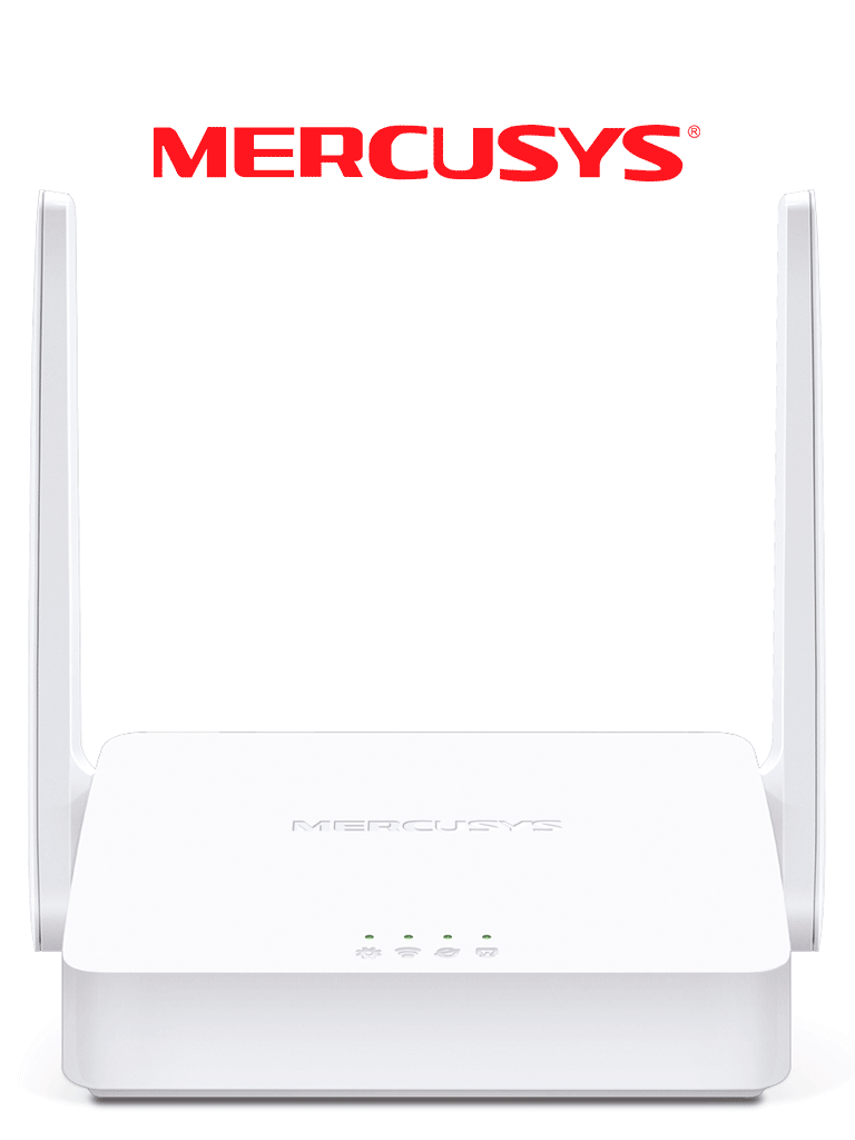 Imagen de MERCUSYS MW302R -   Router inalámbrico N de 2.4 GHz con velocidad de 300 Mbps, 1 puerto WAN 10/100 Mbps, 2 puertos LAN 10/100 Mbps y 2 antenas de 5 dBi. Compatible con IPv6 e IPTV.