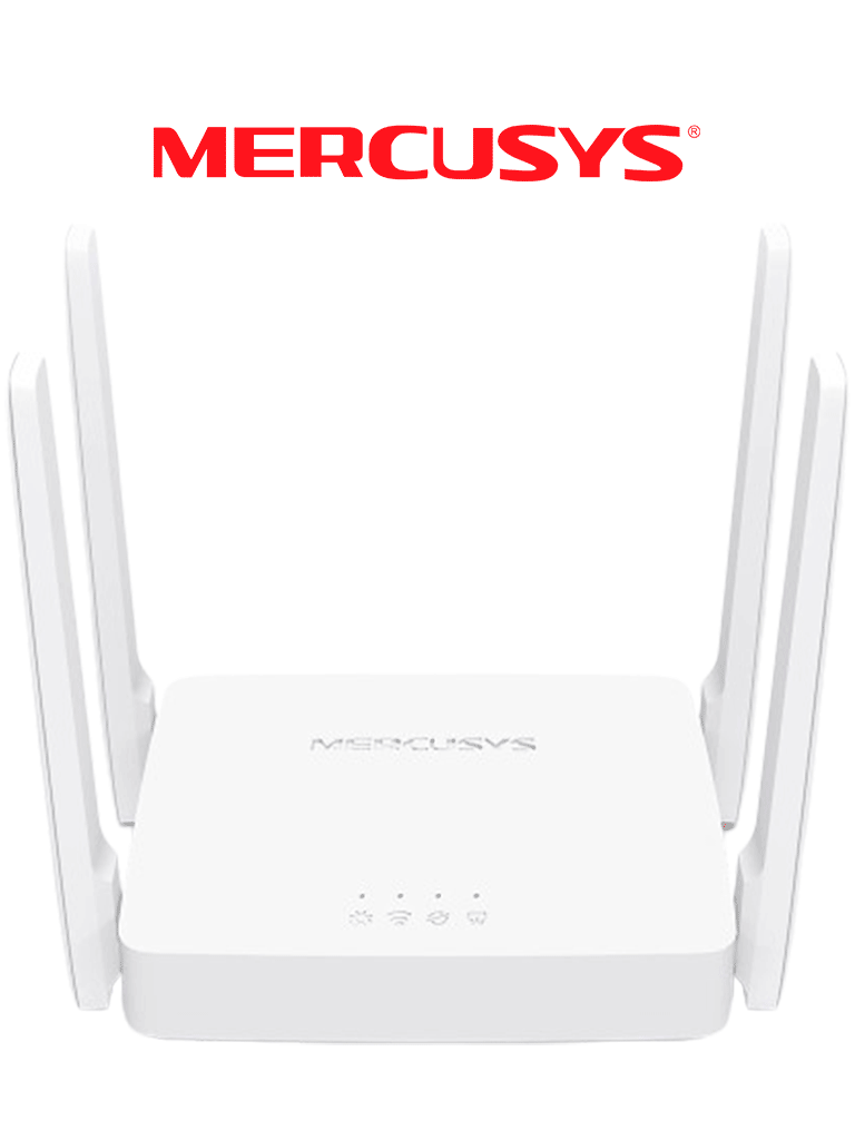 Imagen de MERCUSYS AC10 - Router inalámbrico AC1200 / 2 Puertos LAN 10/100 / 1 Puerto WAN 10/100 / 4 antenas externas de 5 dBi