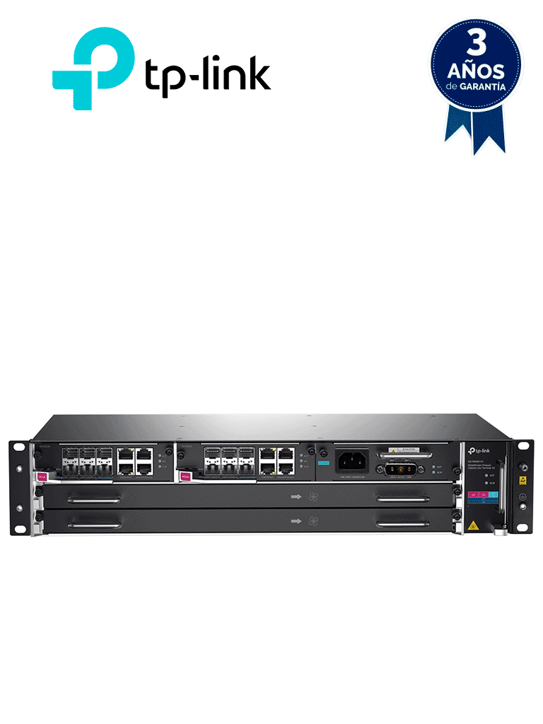 Imagen de TP-LINK DS-P8000-X2 - OLT con Chasis DeltaStream OLT-X2 GPON  XGS-PON ,Soporte para dos tarjetas de servicio GPON o XGS-PON , Funciones L2 Completas y L2+/L3 Avanzadas, Gestión centralizada (DMPS).