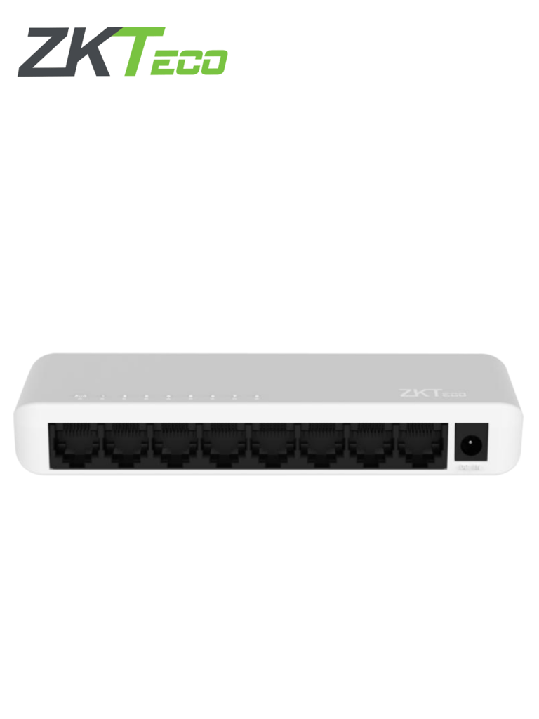 Imagen de ZKTECO ESE85G- Switch para Escritorio de 8 Puertos / Gigabit Ethernet  /  Diseño Compacto / Auto MDI/MDIX / Indicadores de funcionamiento / Carcasa de Plástico / No Administrable